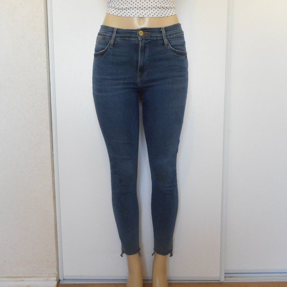 FRAME Denim Jeans Size 27 Le High Skinny - Picture 2 of 14
